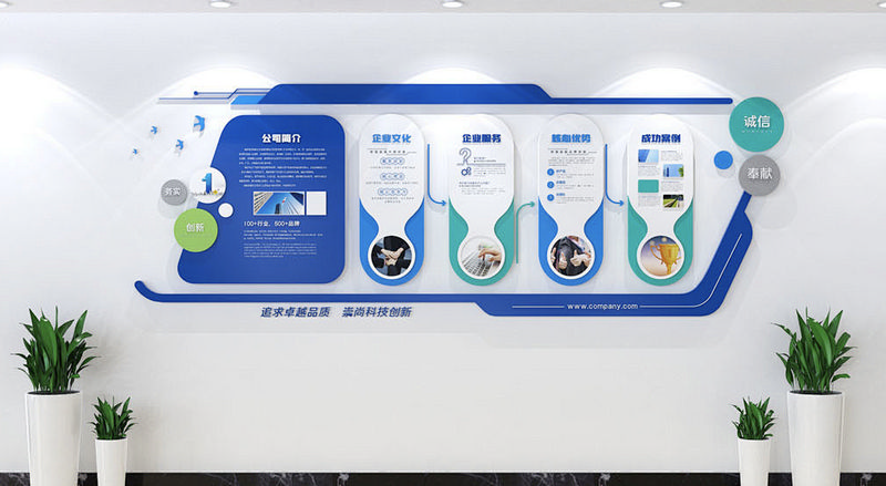 高顏值文化墻有哪些？快來圍觀！